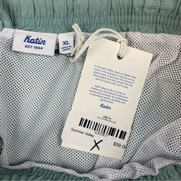 Katin Shorts Summer Volley Lined Board Swim NWT - Picture 8 of 10